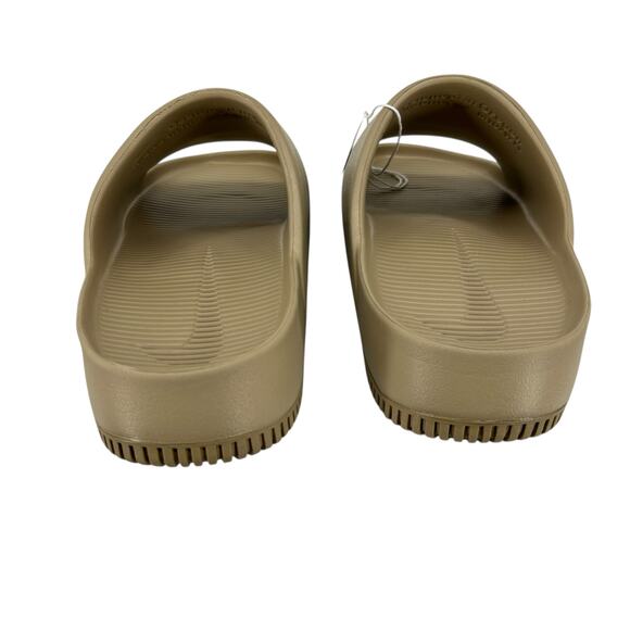 BRAND NEW NWB NWT Men's Khaki Nike Calm Slides Sz 10M FD4116-201 - Picture 6 of 7